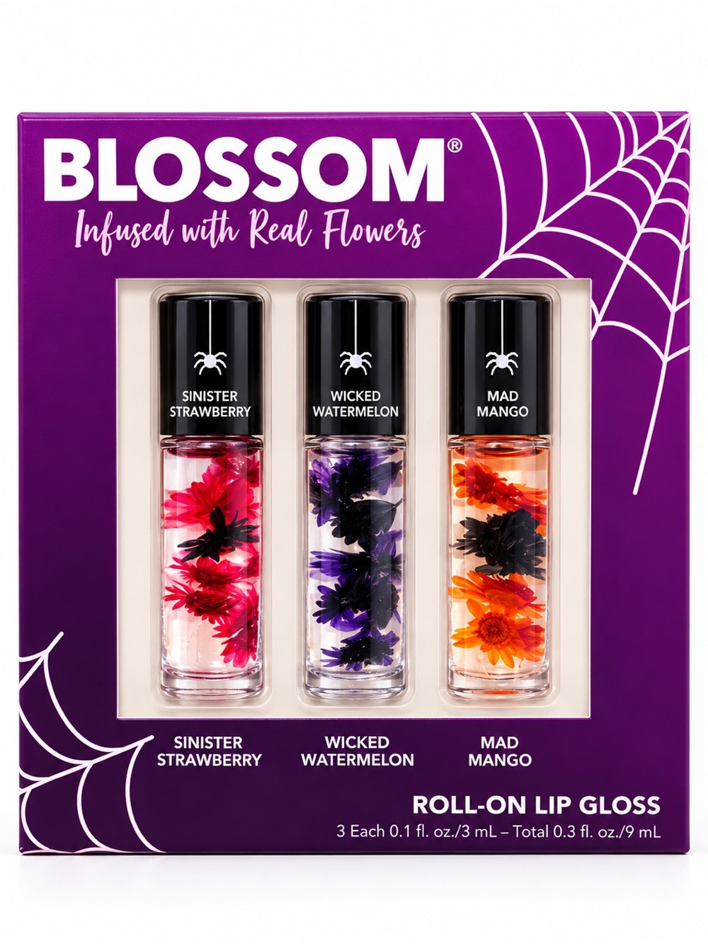 Blossom Roll On Lip Gloss Trio